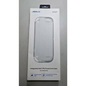 JSAUX Integrated Soft TPU Protective Case for Switch 2 Clear OPEN BOX PC0116